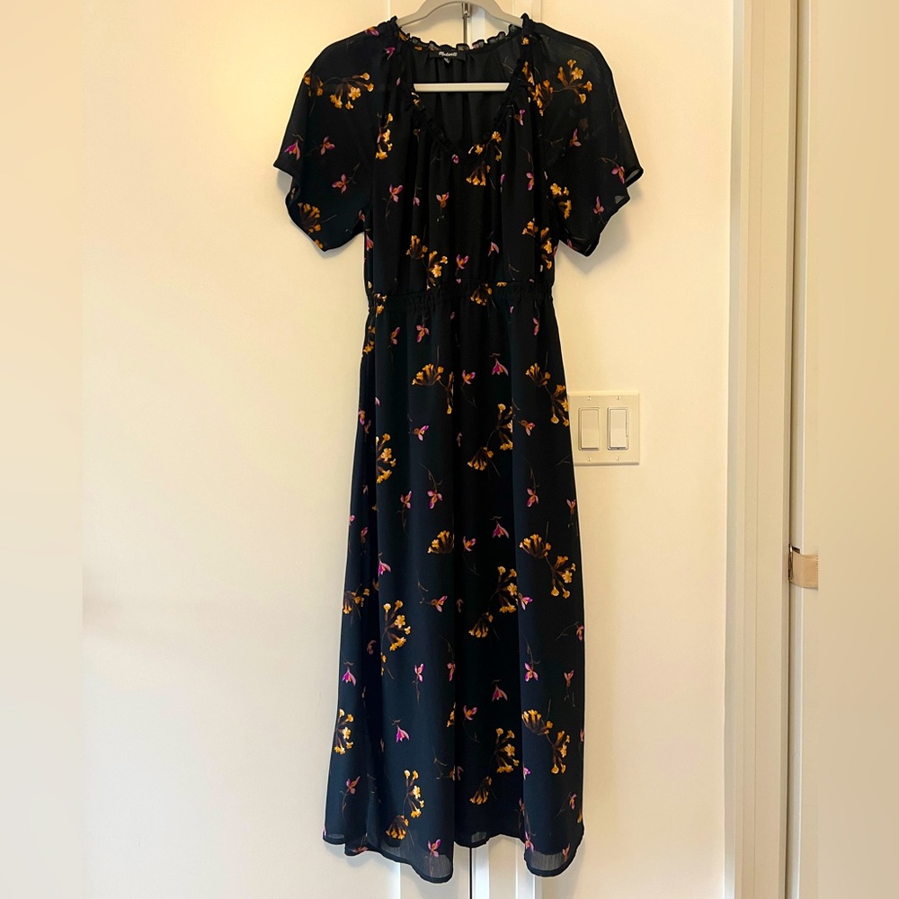 Madewell Midi floral dress
